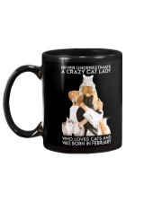 Crazy Cat Lady February mug Mug back
