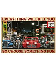 Hot Rod Vs Train ST Fun PDN 2-pml 17x11 Poster front