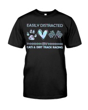 dirt track racing cat neon lqt-NTH Premium Fit Mens Tee tile