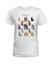 science-teacher-scientist-cat-list-lqt-nna Ladies T-Shirt tile