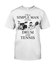 drum-tennis simple-man-lqt-pml Classic T-Shirt tile