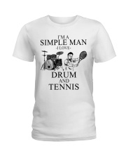drum-tennis simple-man-lqt-pml Ladies T-Shirt tile