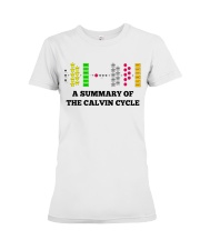 Biochemistry Calvin Cycle Photosynthesis lqt pml Premium Fit Ladies Tee tile