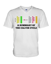 Biochemistry Calvin Cycle Photosynthesis lqt pml V-Neck T-Shirt tile