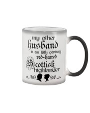 ol my other husband Color Changing Mug tile