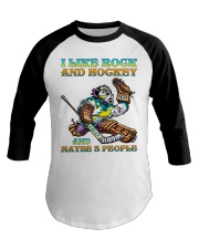 Gratefu Dea and hockey 3 people lqt lbs Baseball Tee tile
