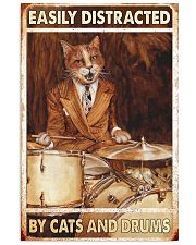 Cat Drums Easily Distracted 11x17 Poster front