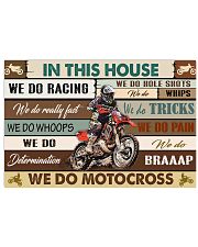 Motocross In This House PDN-pml 17x11 Poster front