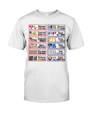elements of principles and designs of art lqt pml Classic T-Shirt front