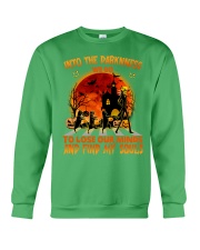 jack skete black cat into darkness lqt lbs Crewneck Sweatshirt tile