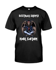 satan drum destroy-silence lqt pml Classic T-Shirt front