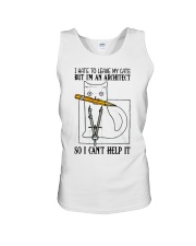 architect cat leave lqt lbs Unisex Tank tile