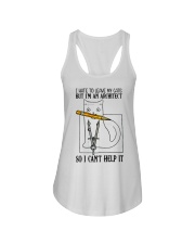 architect cat leave lqt lbs Ladies Flowy Tank tile