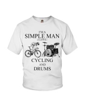 cycling and drums simple man lqt pml Youth T-Shirt tile