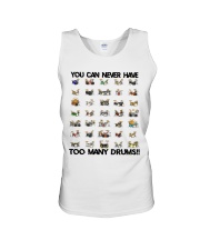 drum-never-too-many-lqt-nna Unisex Tank tile