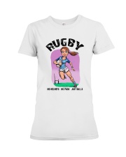 rugby-girl-just-ball-lqt-nna Premium Fit Ladies Tee tile