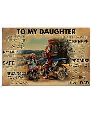 Motocross To My Daughter PDN ngt 17x11 Poster front