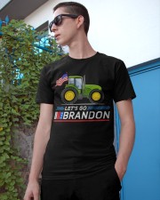 joh deer tractor farmer lets go bran lqt lbs Classic T-Shirt apparel-classic-tshirt-lifestyle-17