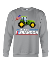 joh deer tractor farmer lets go bran lqt lbs Crewneck Sweatshirt tile