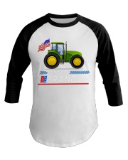 joh deer tractor farmer lets go bran lqt lbs Baseball Tee tile