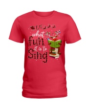 music teacher fun to sing lqt lbs Ladies T-Shirt tile
