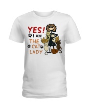 Cat Life Crazy Cat Lady PDN ngt Ladies T-Shirt tile