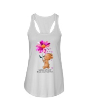 breas-t cance-r bear lqt pml Ladies Flowy Tank tile