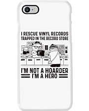 vinyl records store animal art lqt pml Phone Case tile