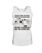vinyl records store animal art lqt pml Unisex Tank tile