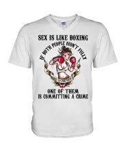 boxing-like-se-x-lqt-nna V-Neck T-Shirt tile