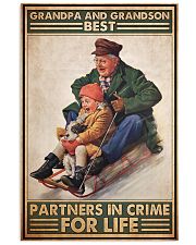 Sledding Grandpa And Grandson PDN-DQH 11x17 Poster front