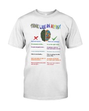 think like an artist lqt pml Premium Fit Mens Tee tile
