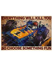 Cadilla racing choose something fun pt dvhh-dqh 17x11 Poster front