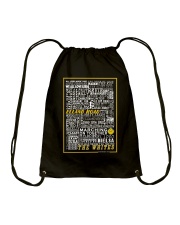 lee-d uni text lqt pml Drawstring Bag tile