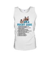 rugby 10 code lqt pml Unisex Tank tile