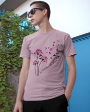 breas-t cance-r dandelion october pink lqt pml Classic T-Shirt apparel-classic-tshirt-lifestyle-17