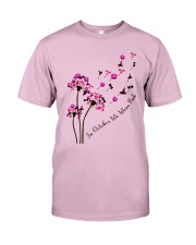 breas-t cance-r dandelion october pink lqt pml Classic T-Shirt front
