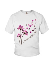 breas-t cance-r dandelion october pink lqt pml Youth T-Shirt tile