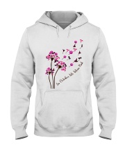 breas-t cance-r dandelion october pink lqt pml Hooded Sweatshirt tile