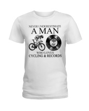 man cycling-vinyl-records lqt pml Ladies T-Shirt tile
