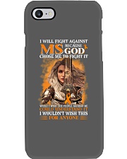 Multiple Sclerosis god fight it lqt pml Phone Case tile