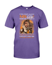 Multiple Sclerosis god fight it lqt pml Premium Fit Mens Tee tile