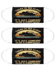 Programmer There Is No Cloud Msk Cloth Face Mask - 3 Pack front