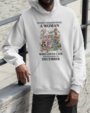 Cat Crazy Cat Lady12 PDN-DQH Hooded Sweatshirt apparel-hooded-sweatshirt-lifestyle-front-11