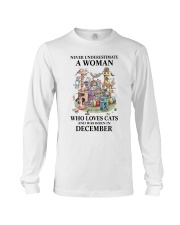 Cat Crazy Cat Lady12 PDN-DQH Long Sleeve Tee tile