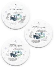 skiing anatomy ornament 3 lqt pml.jpg Circle ornament - 3 pieces (porcelain) front