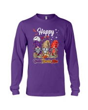 reading-book-gnomes-hallothanksmas-lqt-nna Long Sleeve Tee tile