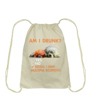 dog am-i-drunk-multipl Sclerosi lqt pml Drawstring Bag tile