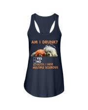 dog am-i-drunk-multipl Sclerosi lqt pml Ladies Flowy Tank tile
