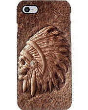 native indian chief skull 3d pc phq-nna Phone Case i-phone-8-case